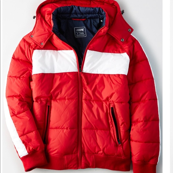 puffer ski jacket mens